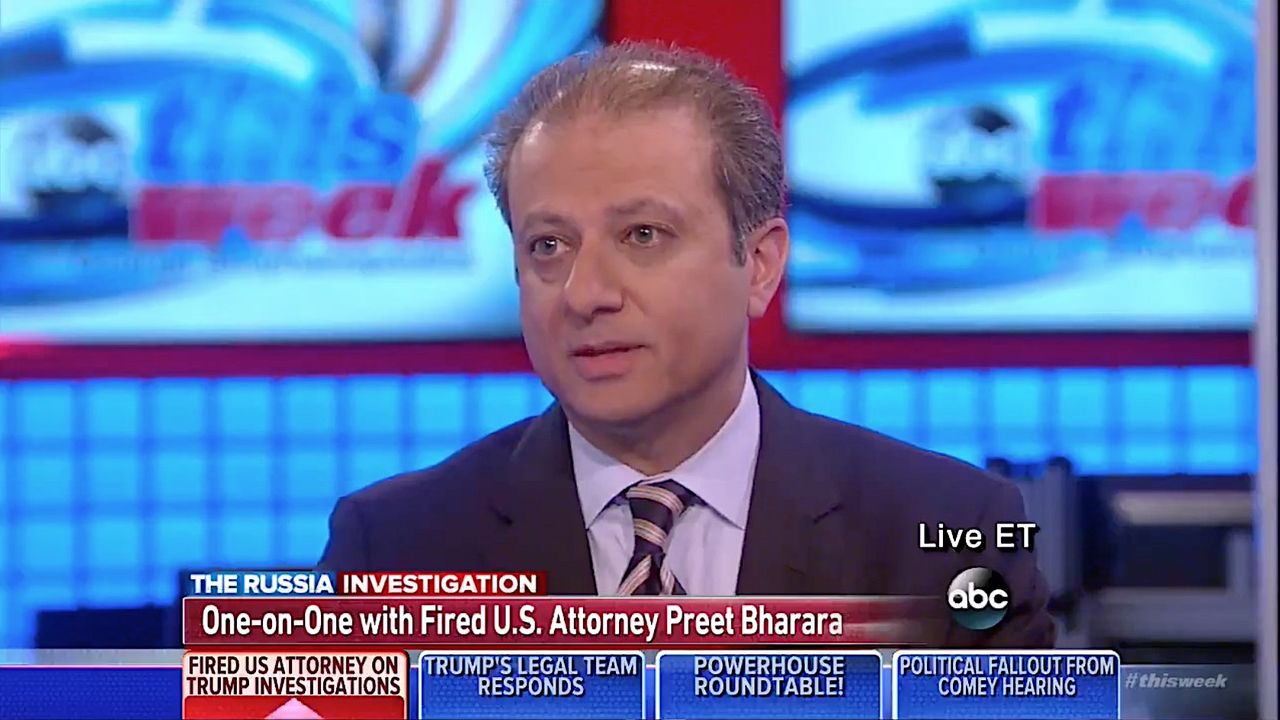 Preet Bharara said Trump tried to cultivate him, too