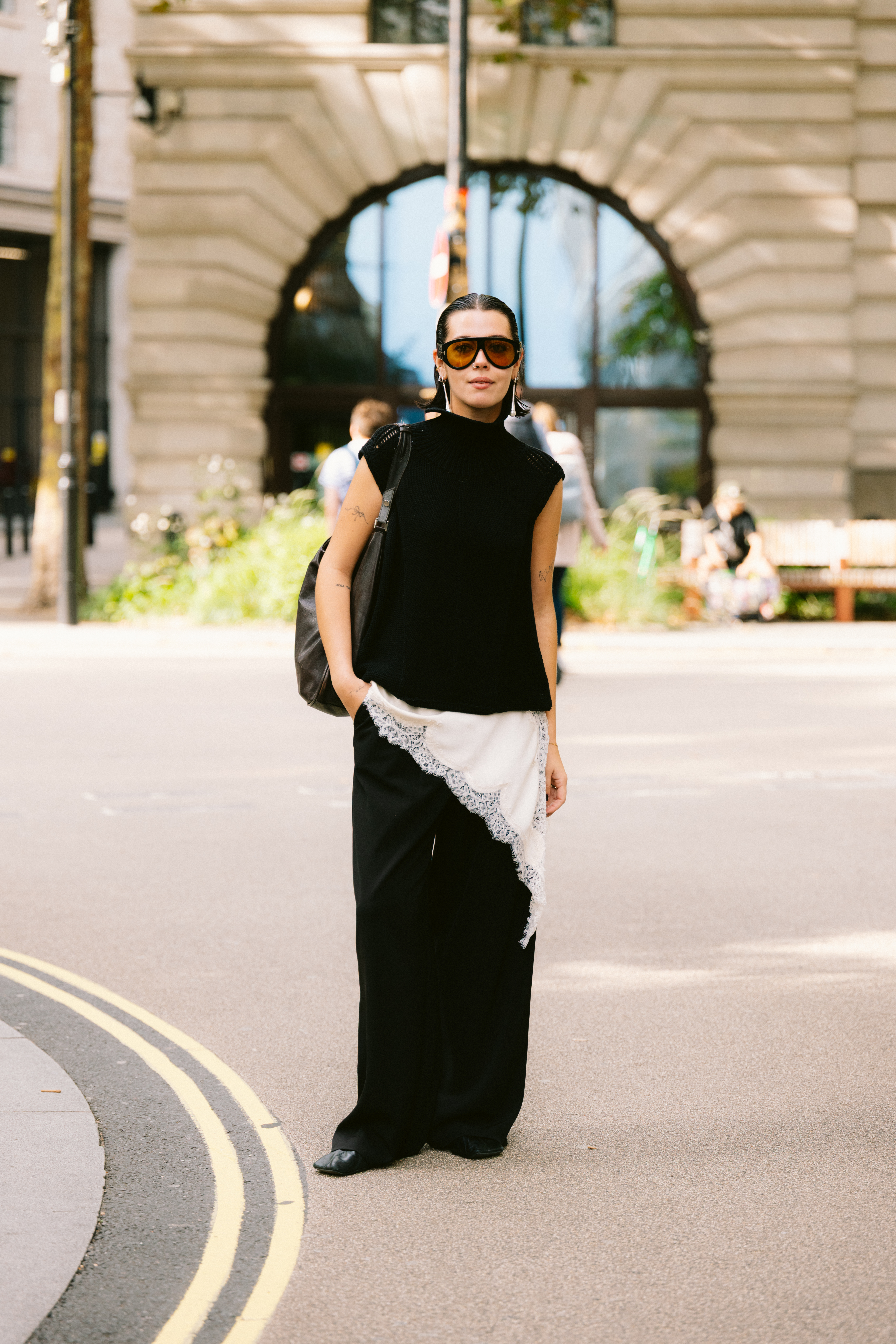 London Fashion week street style