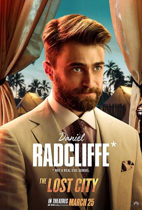 The Lost City poster Daniel Radcliffe