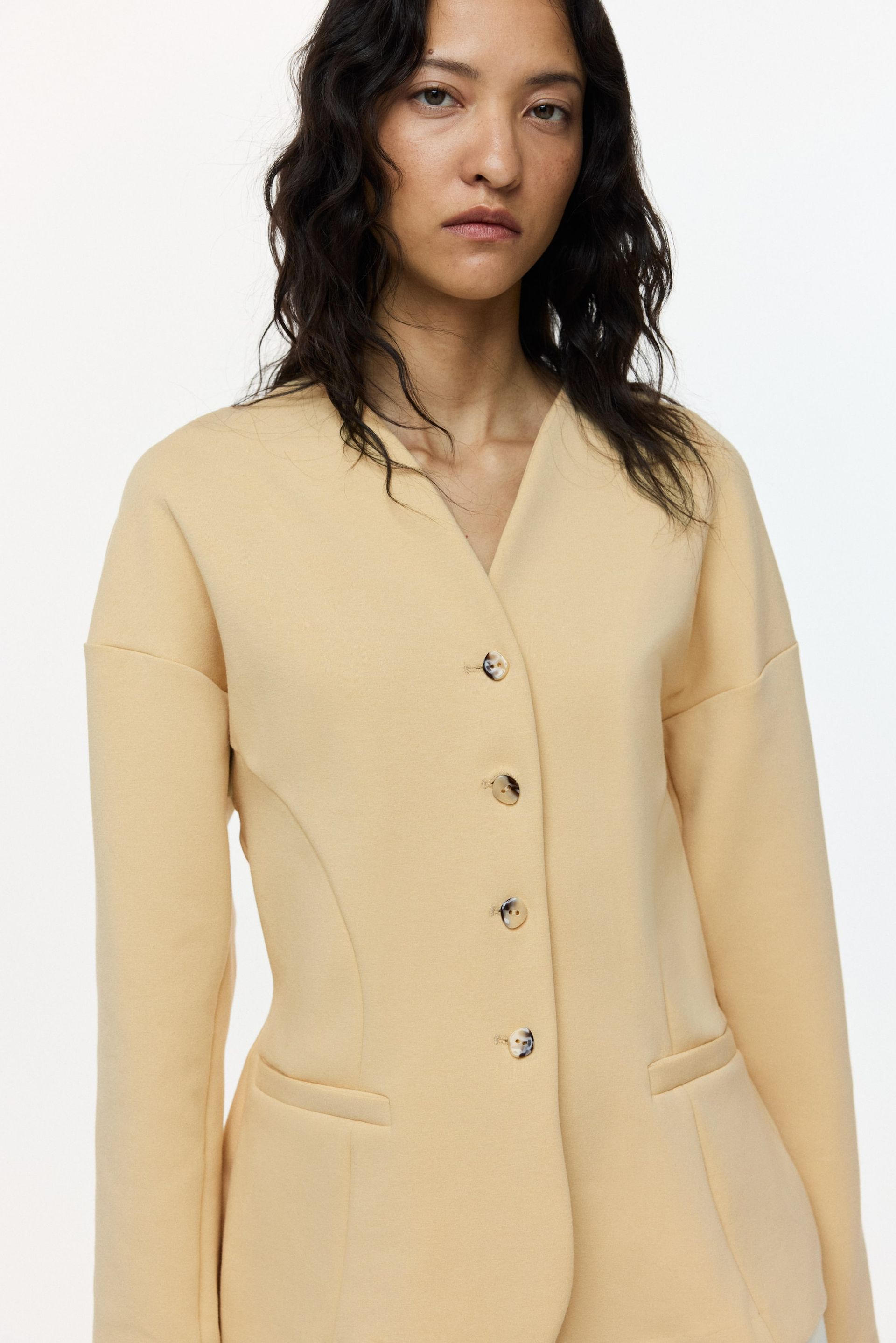 Jersey Jacket - Beige