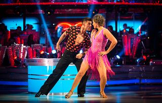 Aljiaz and Kate Silverton on Strictly Come Dancing ep5 S16