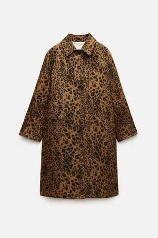 Animal Print Trench Zw Collection