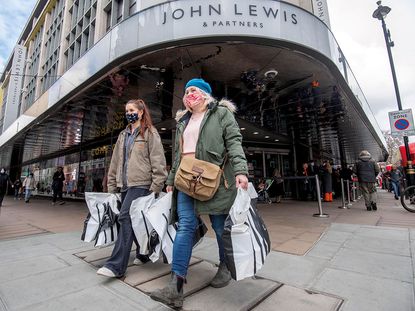 People coming out of John Lewis