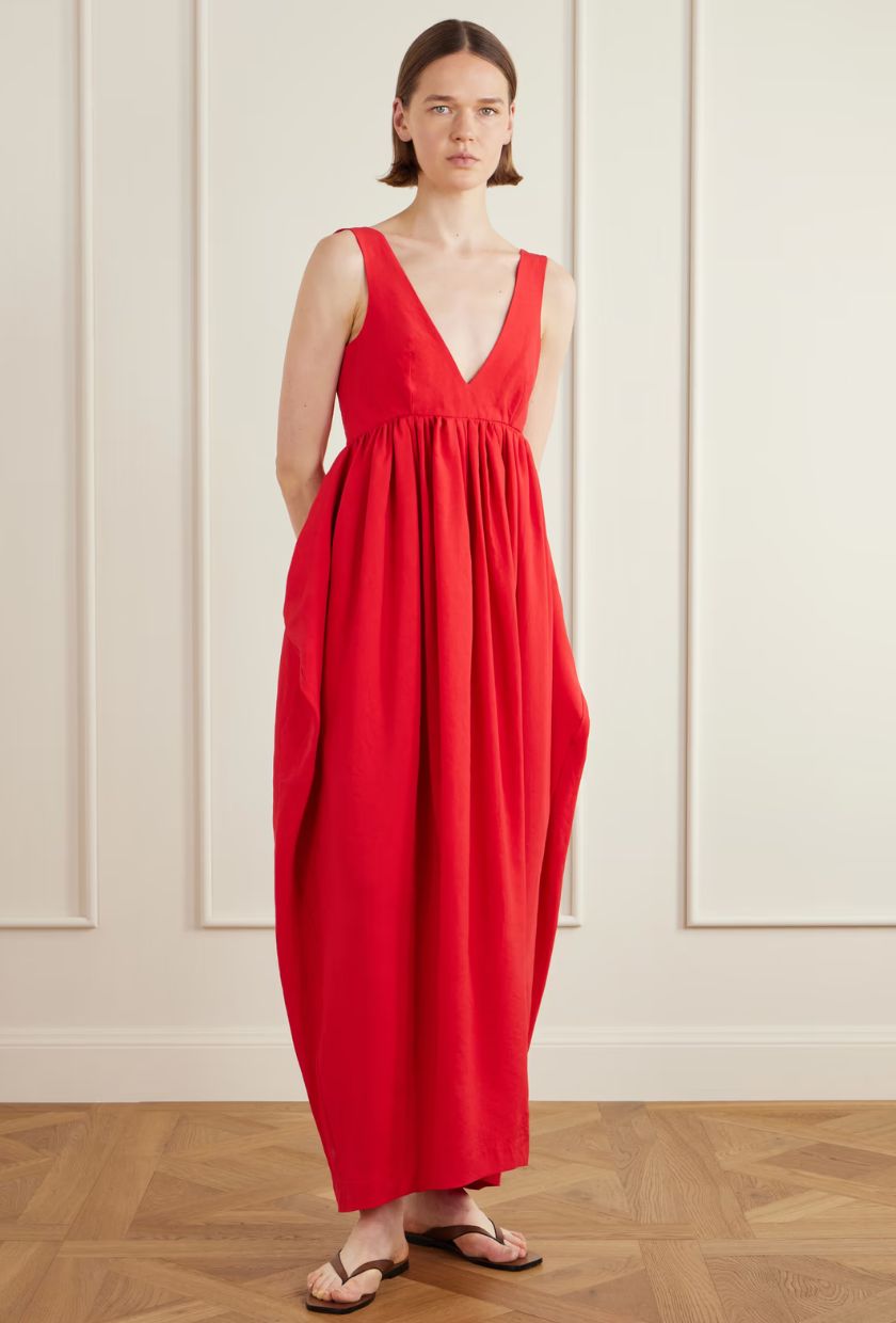 R&Oacute;HE', Woven Midi Dress