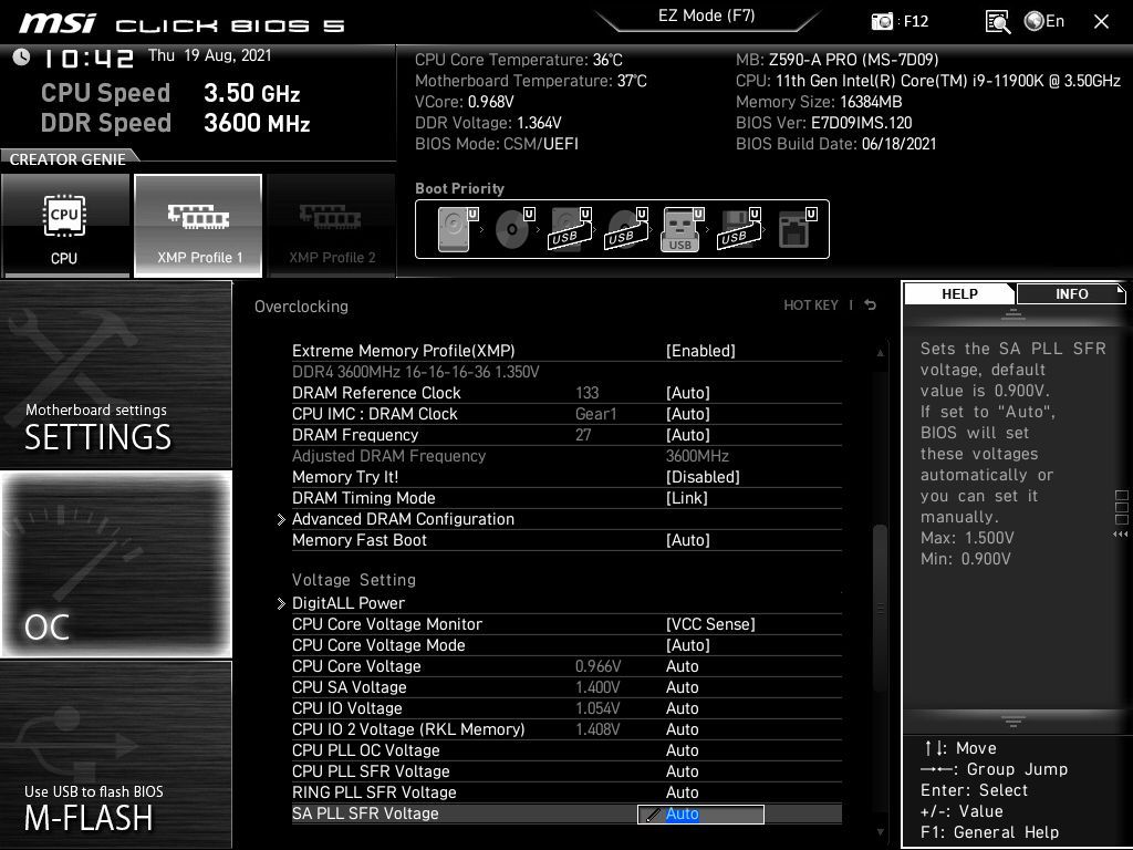MSI MAG Z590-A Pro