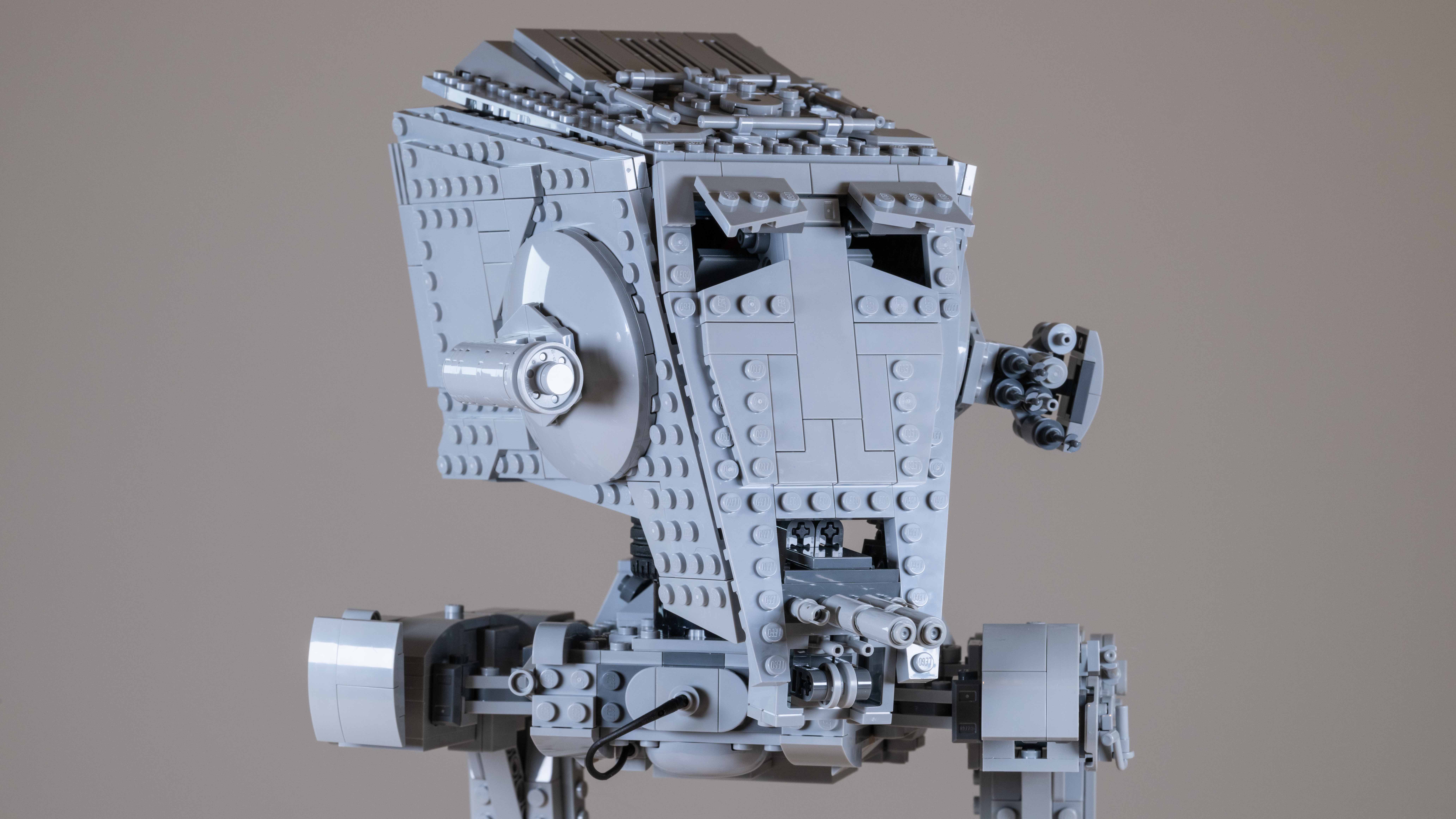 Lego Star Wars AT-ST Walker (75417) on a neutral background