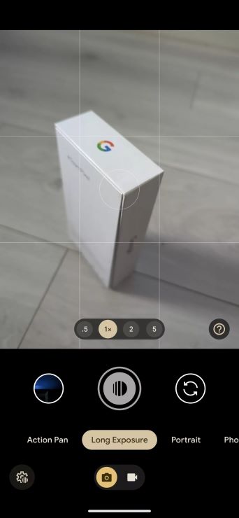 Google Camera's revamped shooting style in the new version
