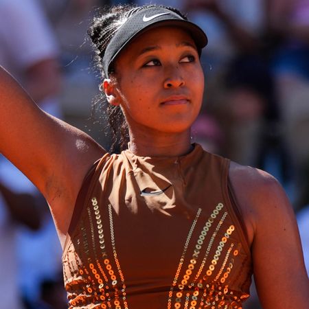 Naomi Osaka won her match at the French Open in a sequin Nike dress and a tennis outfit from Germanier