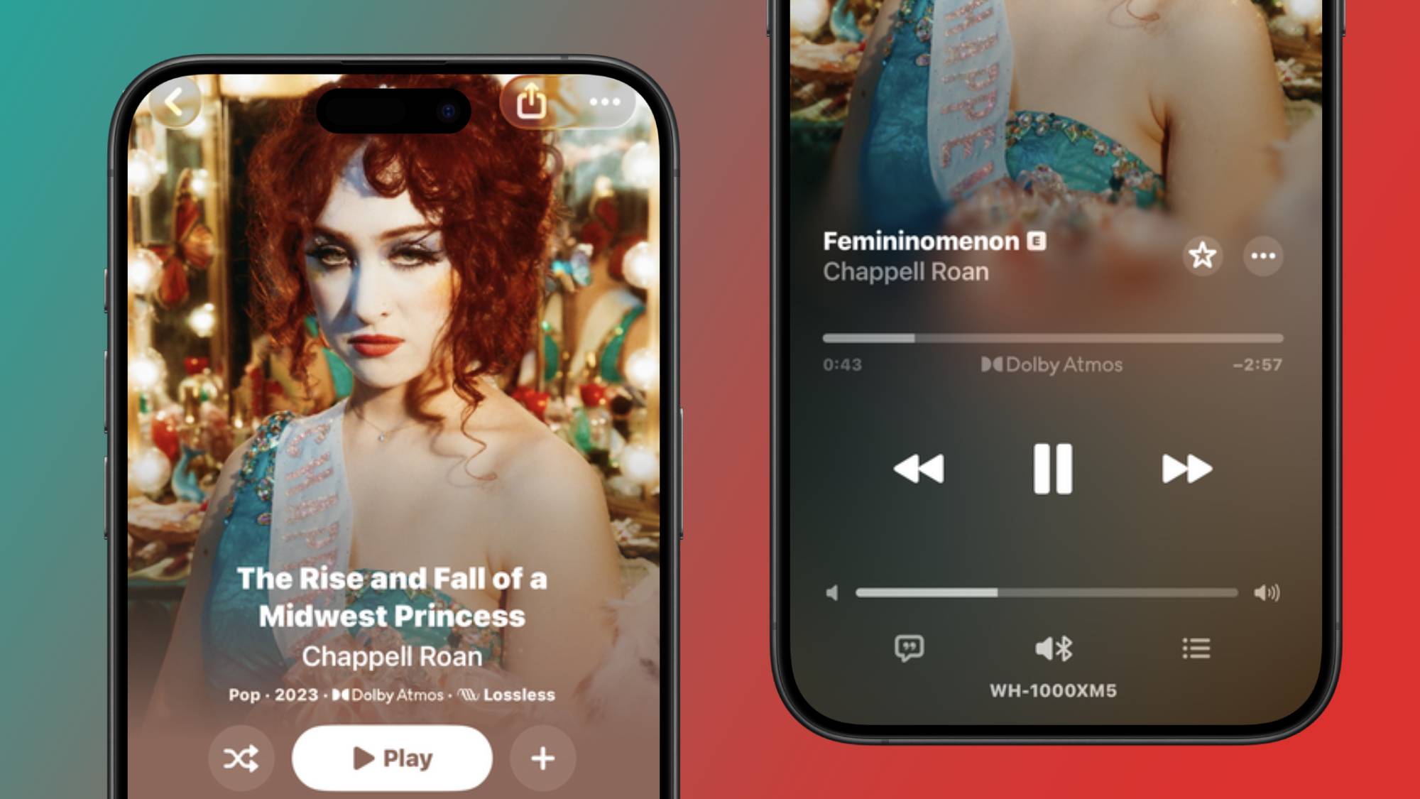 Chappell Roan's album in Apple Music
