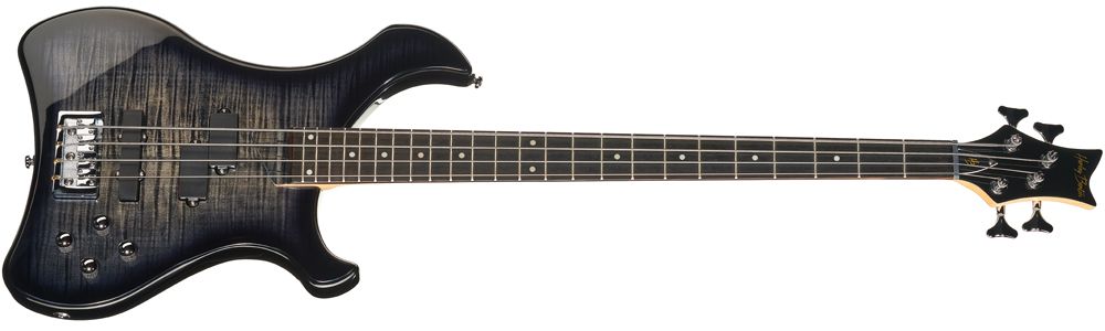 Harley Benton Marquess Black Stain four-string