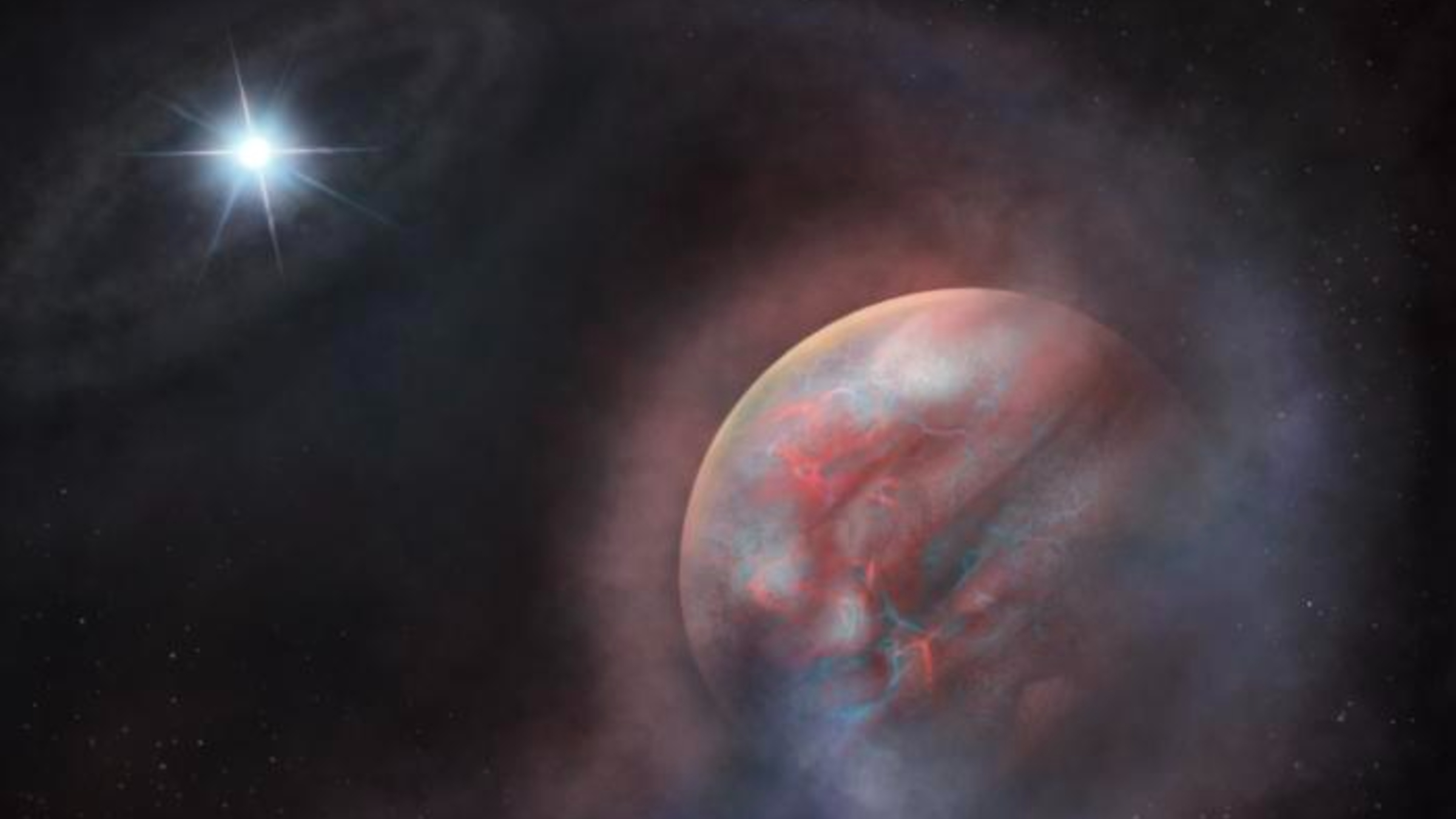 An artist's interpretation of what the new exoplanet may look like