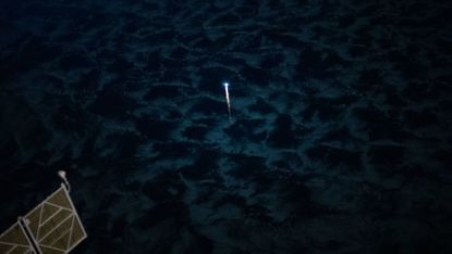 Russia's Progress 77 resupply ship with the Pirs docking compartment attached are pictured during their descent into Earth's atmosphere on July 26, 2021, when they were 270 miles (430 kilometers) above the southern Pacific Ocean.