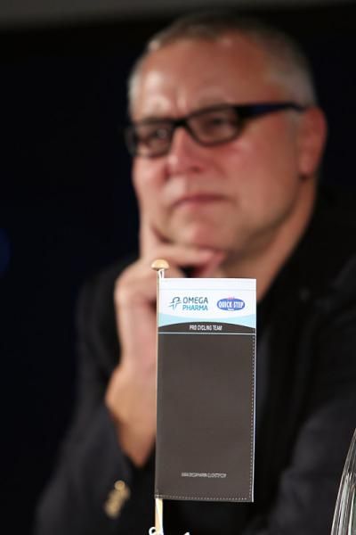 Zdenek Bakala at the Omega Pharma-Quick Step Cycling Team press conference
