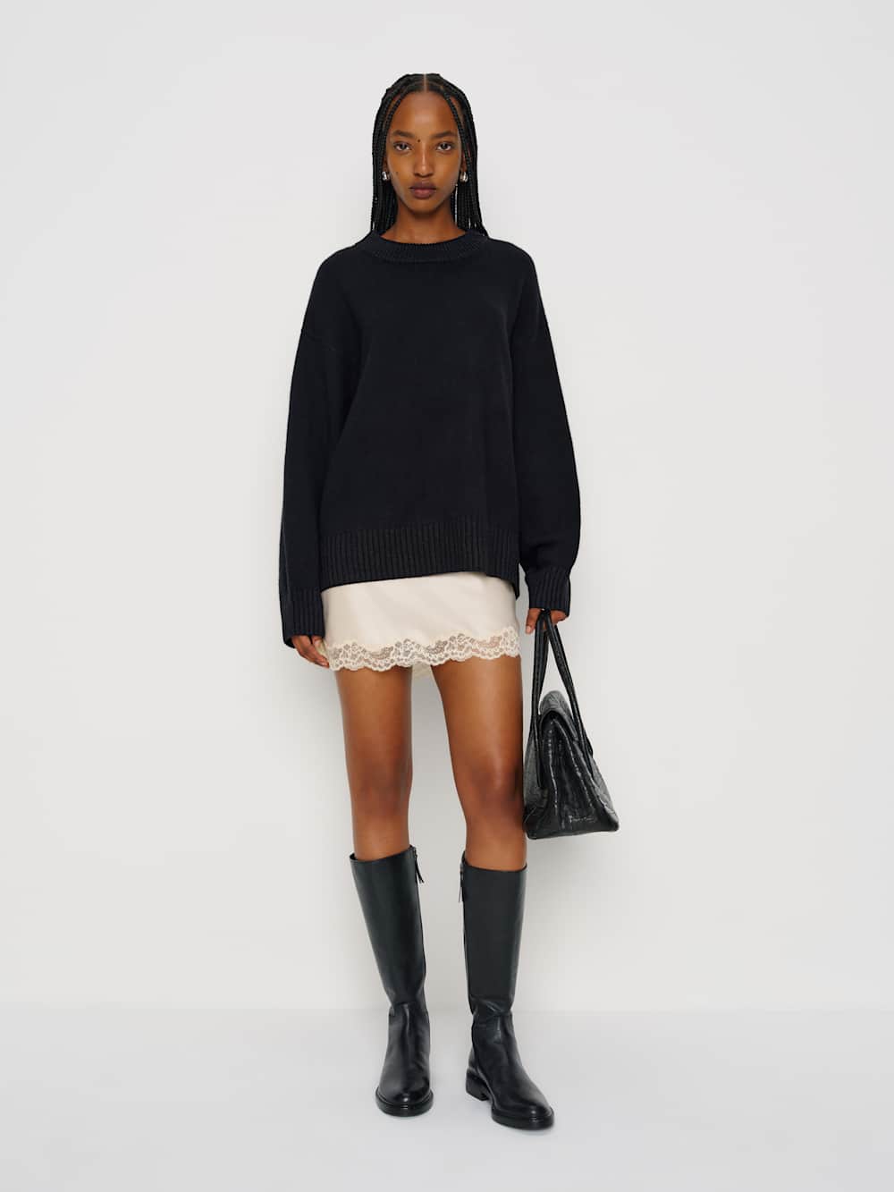 Cove Cashmere Oversized Crew