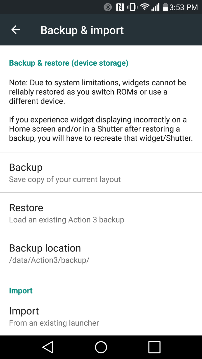 Action Launcher 3.5