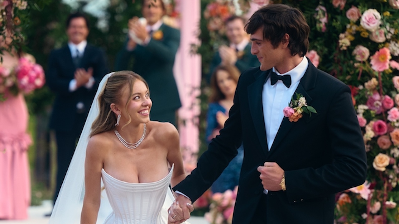 Sydney Sweeney and Jacob Elordi getting married as Cassie and Nate in Euphoria Season 3, episode 3