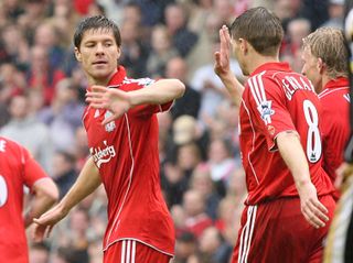 Gerrard has also seen former Liverpool team-mate Xabi Alonso pull off a similar long-range strike