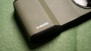 Shiny Xiaomi logo on camera attachment