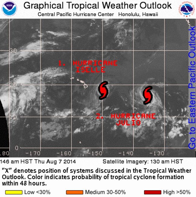 NASA Sees HawaiiBound Hurricanes from Space (Photo) Space