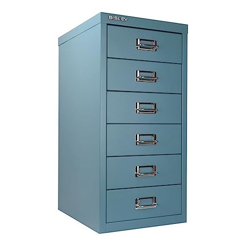 Bisley 6-Drawer Steel Multi-Drawer Cabinet