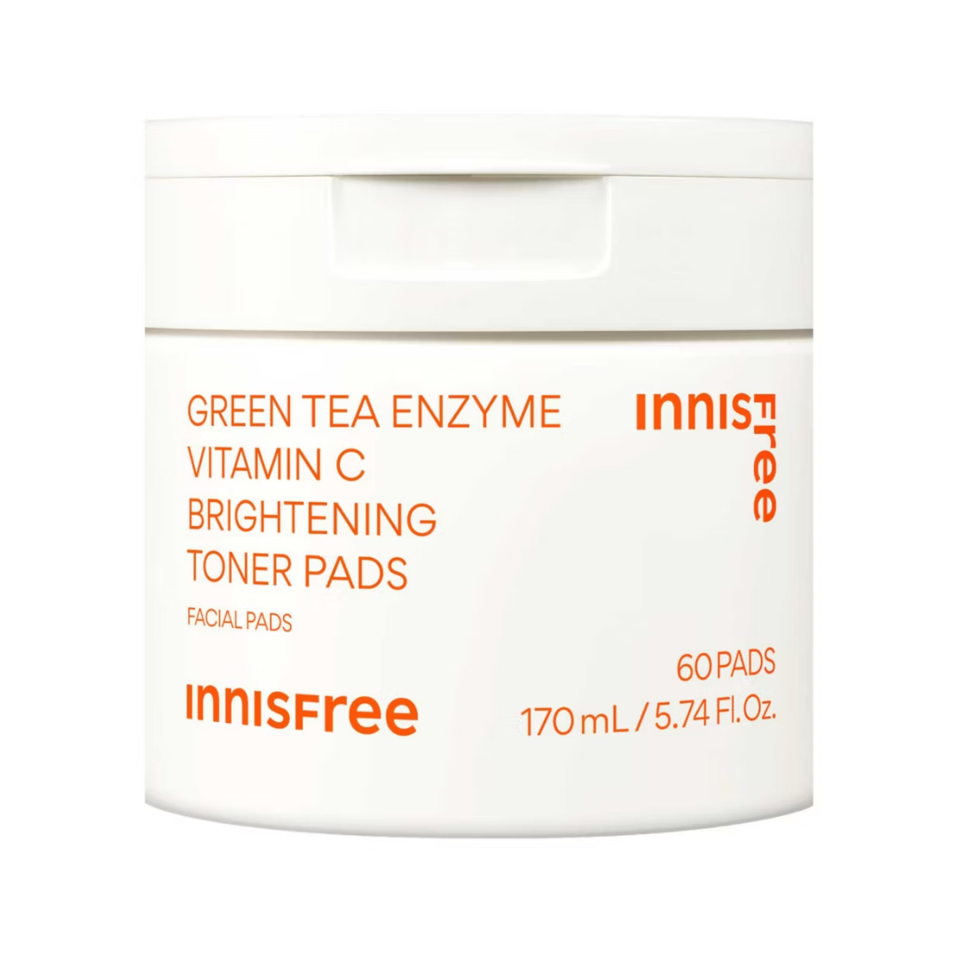 Innisfree Green Tea Enzyme Vitamin C Brightening Toner Pads