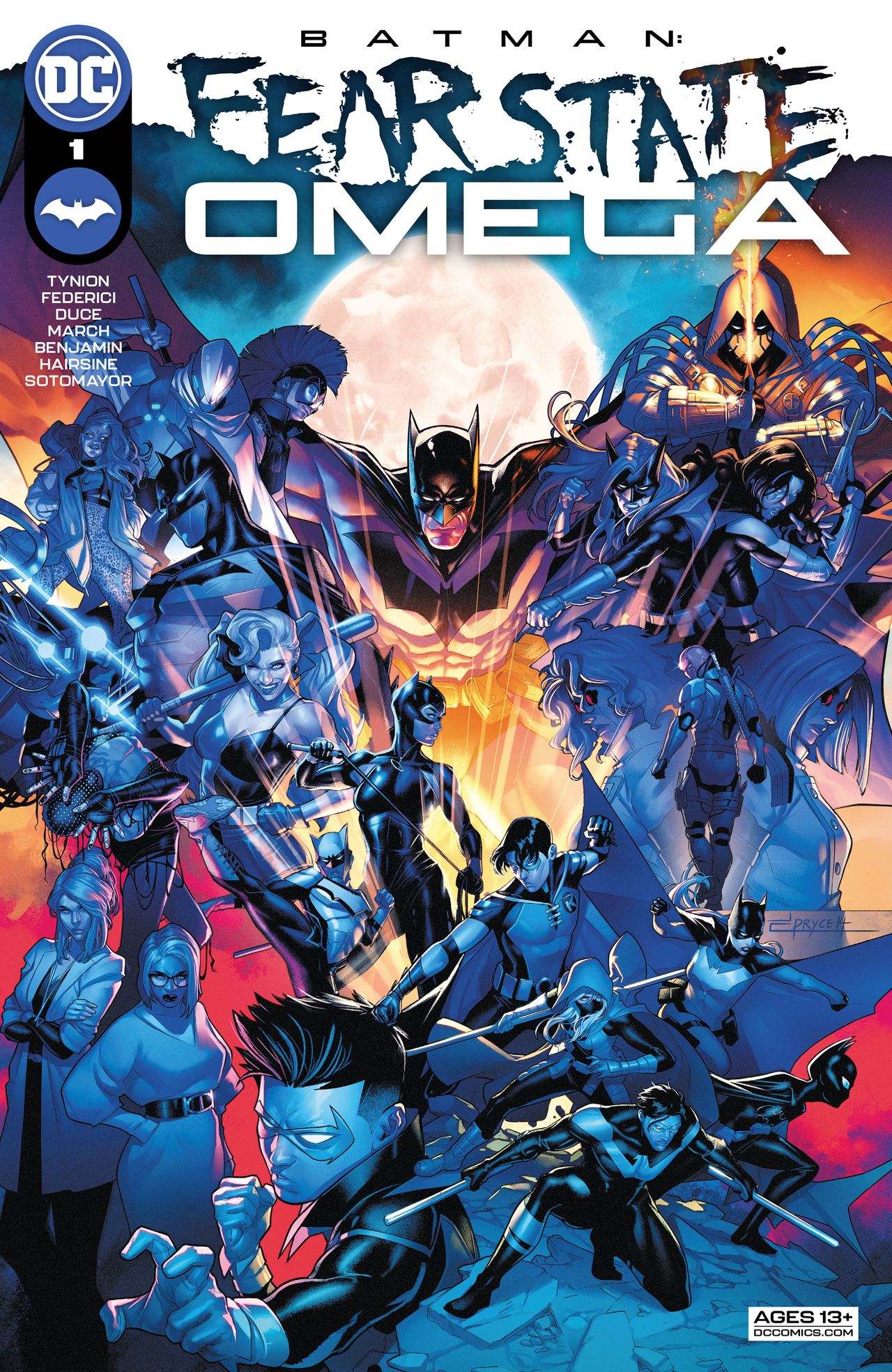 Batman: Fear State - Omega #1 cover