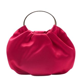 Mango Satin bag with metal ring