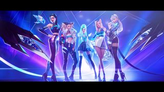 Still from music video for K/DA More