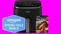 Cosori Air Fryer TurboBlaze with recipe book