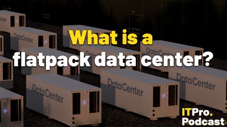Flatpack data centers behind the episode title 