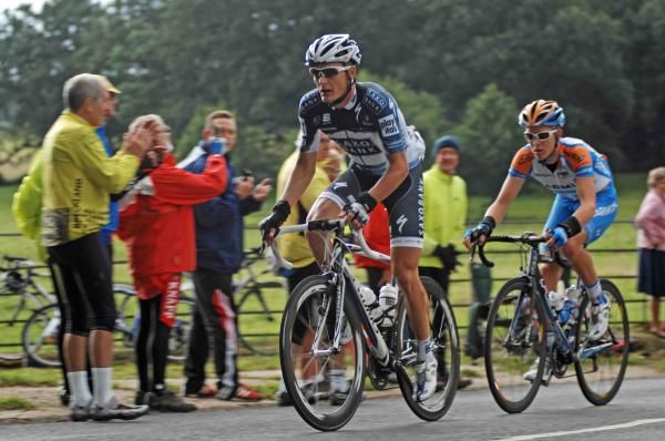 Jaroslav Marycz (Saxo Bank) and Cameron Meyer (Garmin-Transitions)
