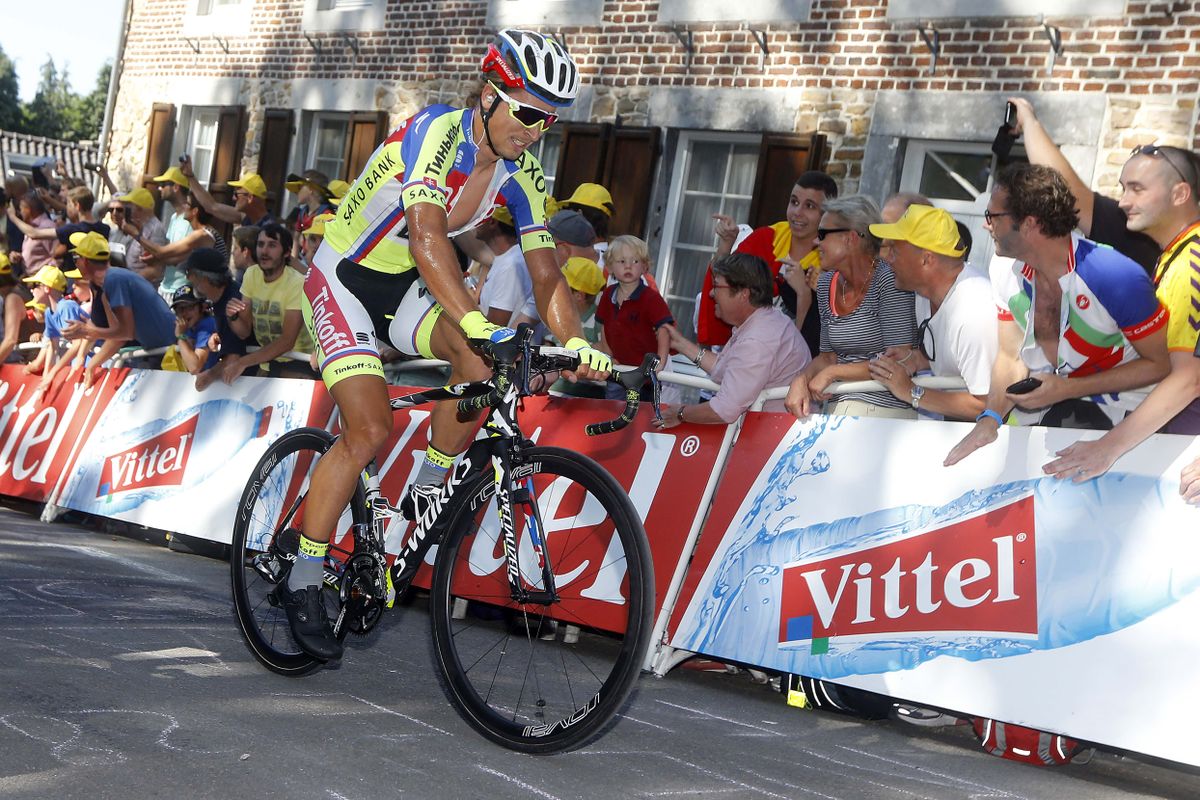 Peter Sagan (Tinkoff-Saxo) on the Mur de Huy