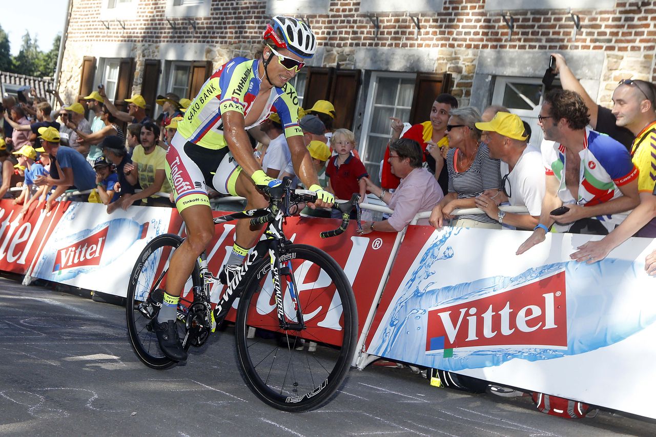 Peter Sagan (Tinkoff-Saxo) on the Mur de Huy