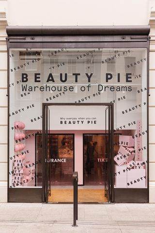 themed popup for Beauty Pie