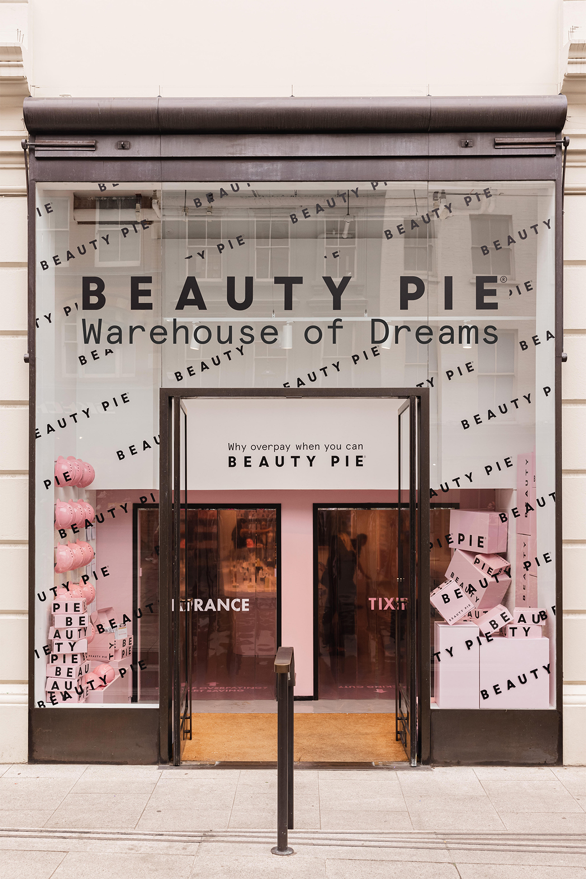 themed popup for Beauty Pie