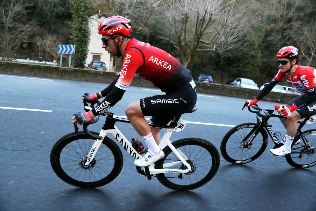 MARSEILLE FRANCE JANUARY 30 Amaury Capiot of Belgium and Team Arkea Samsic competes during the 43rd Grand Prix La Marseillaise 2022 a 1743km race from ChteauGombert to Marseille GPLM2022 on January 30 2022 in Marseille France Photo by Bas CzerwinskiGetty Images