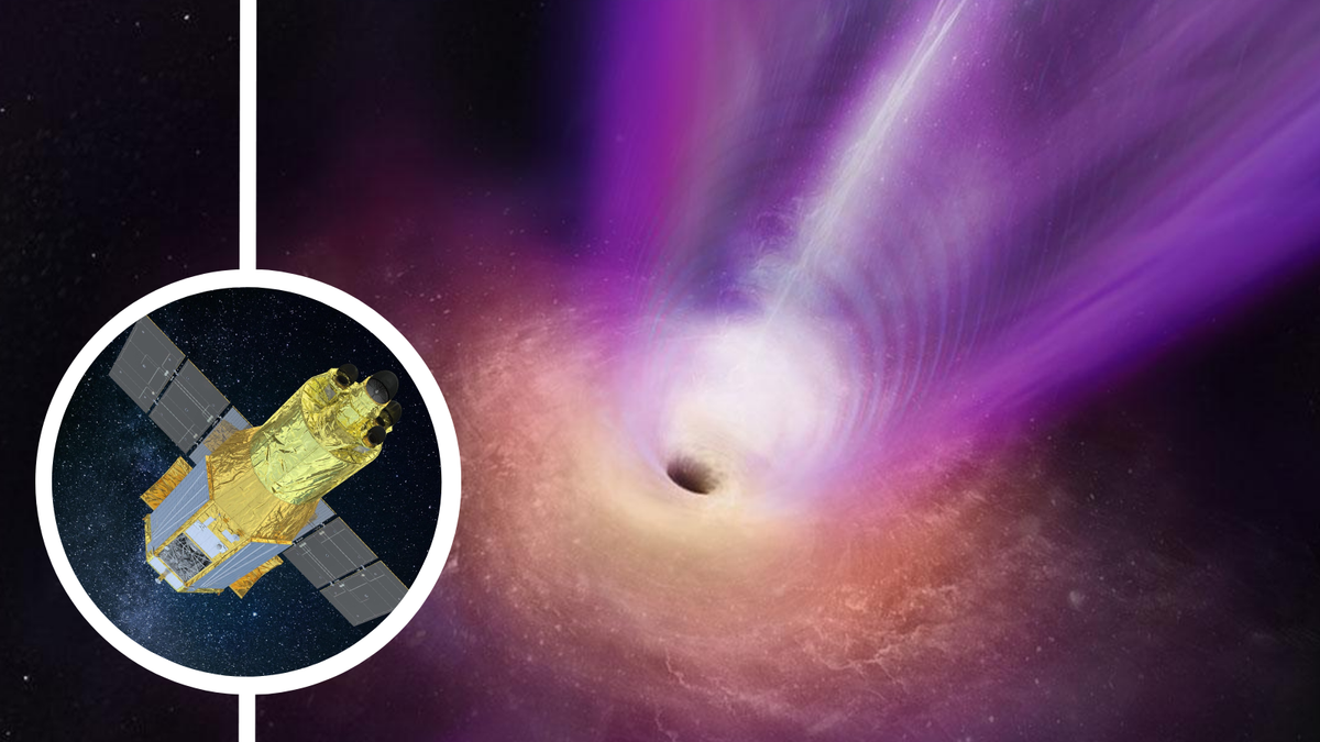 Image for NASA X-ray spacecraft stares into the 'eye of the storm' swirling around supermassive black holes