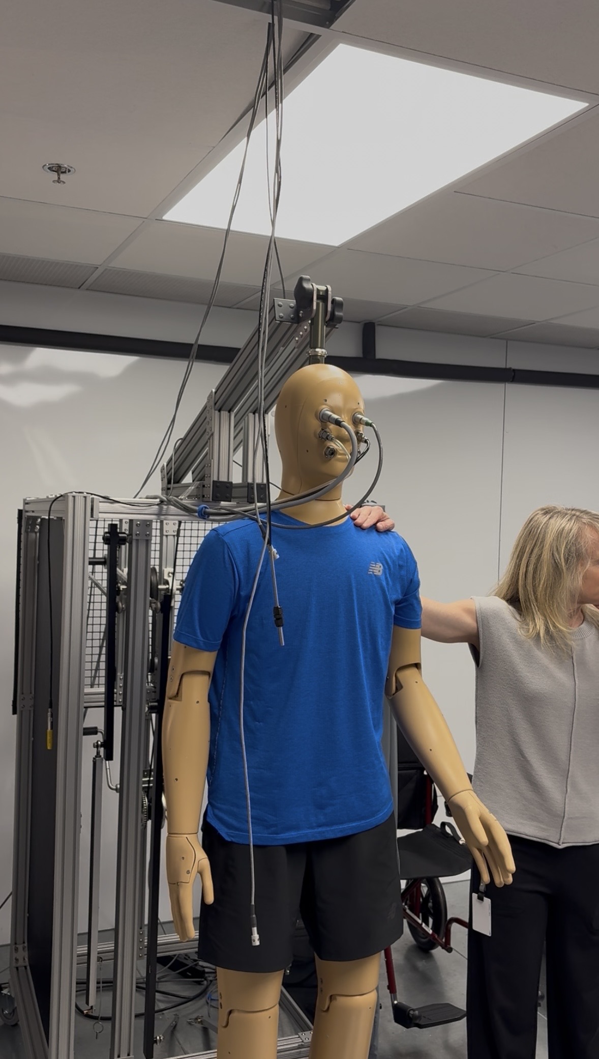 Andy the Mannequin at New Balance's Sports Research Lab