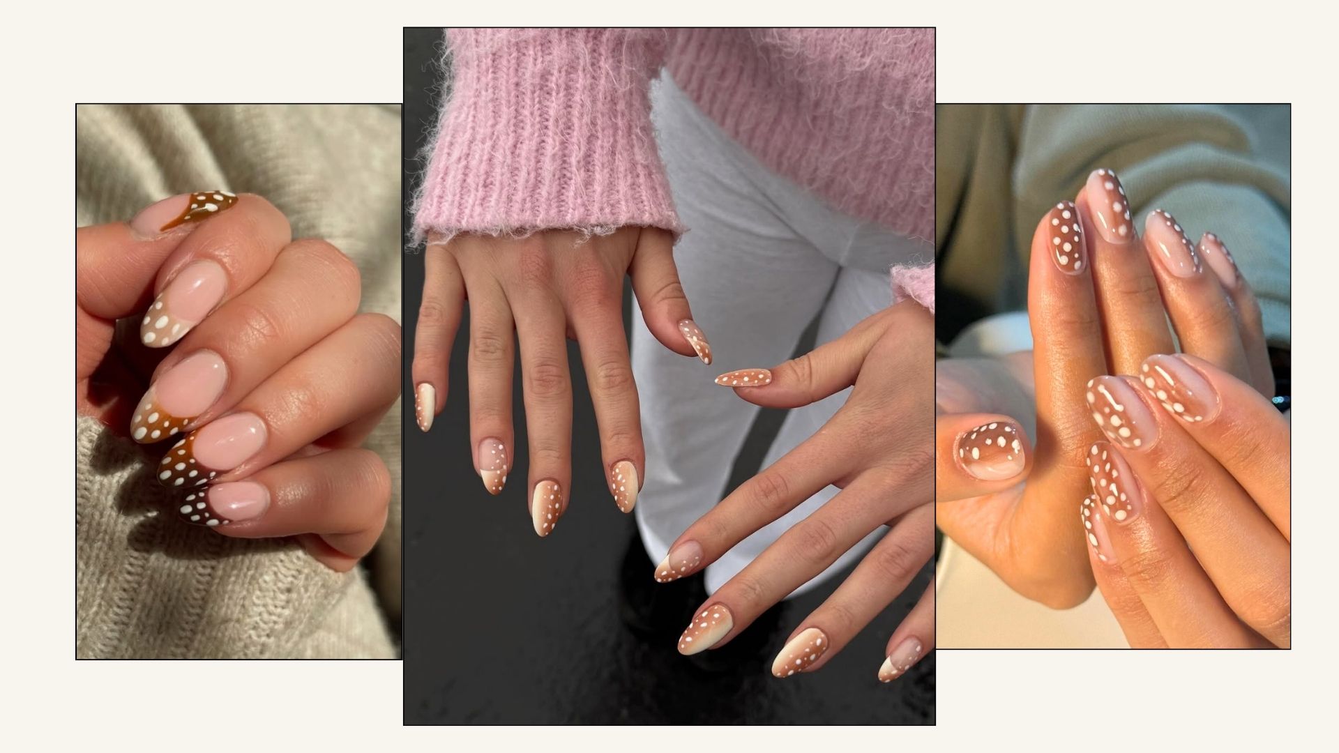 Bambi print nail trend