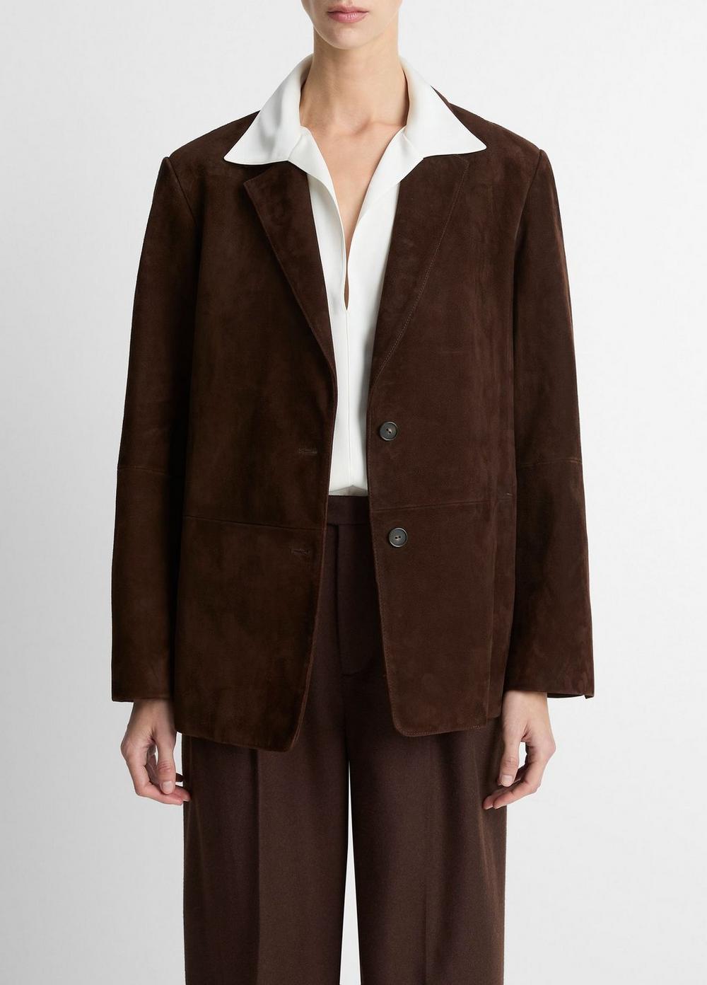 Suede Blazer