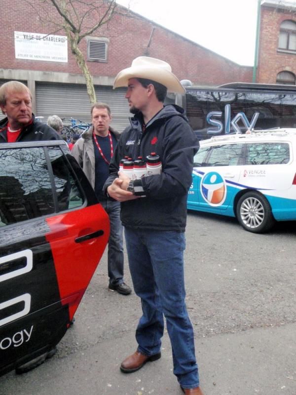 You can always spot the BMC soigneur