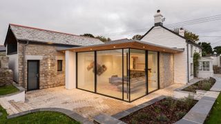 glass cottage extension