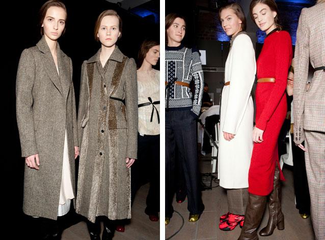 female models at the Maison Martin Margiela's Winter show 2014