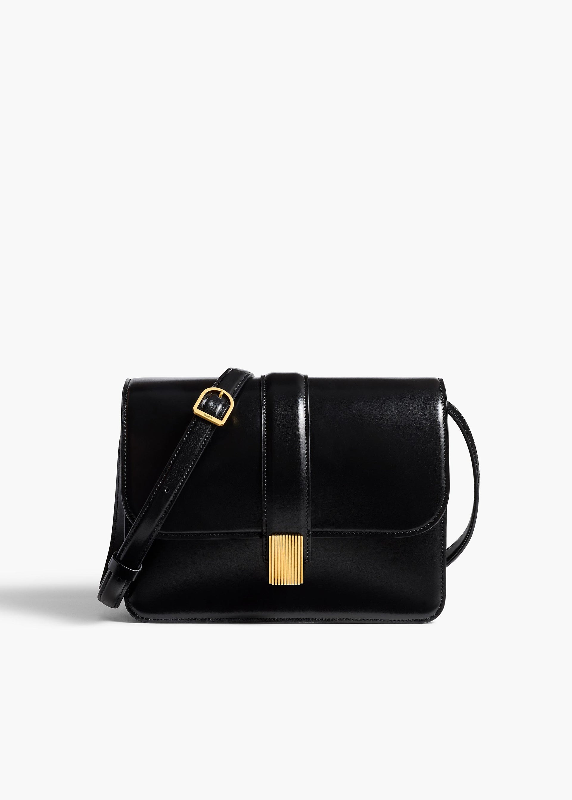Khaite, Blake Crossbody Bag in Black Leather
