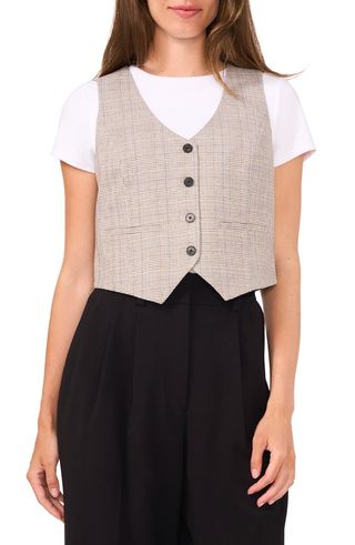 Glen Plaid Vest