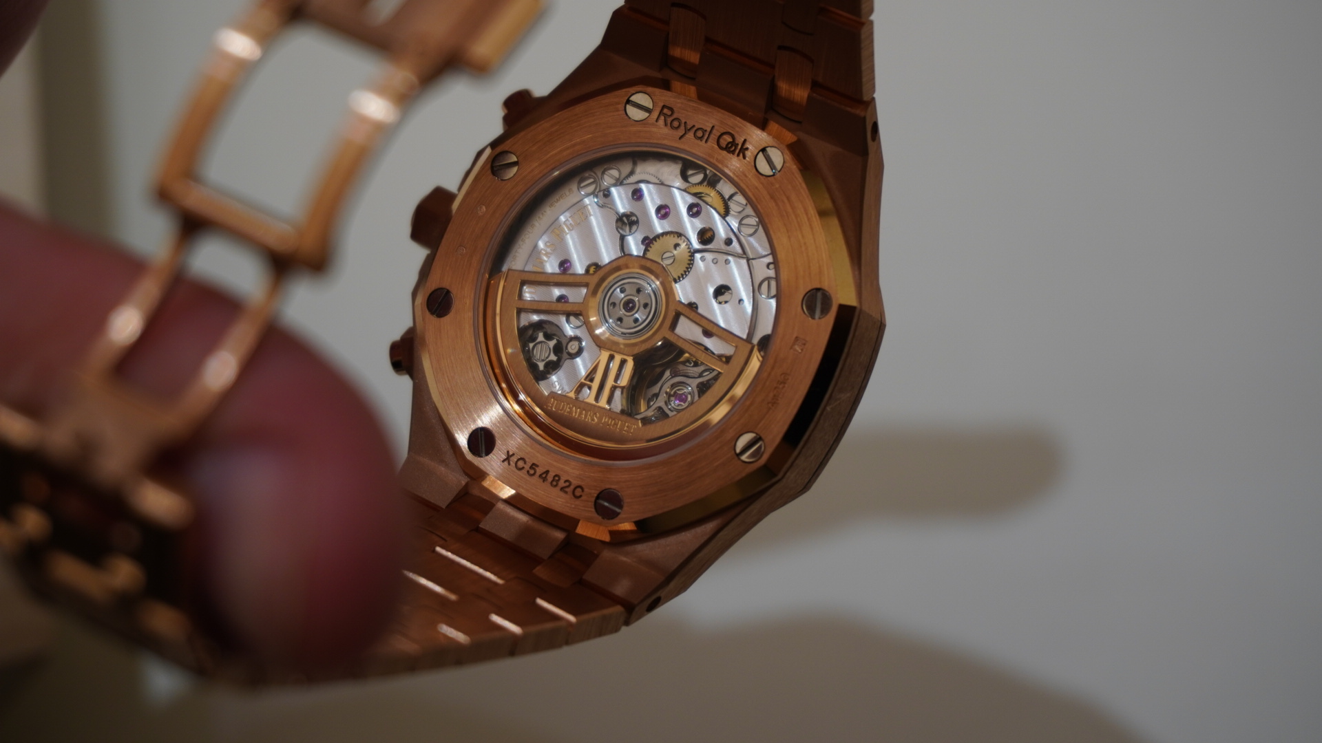 Audemars Piguet Royal Oak Chronograph 38mm worn by Sam Cross at Watches and Wonders 2026