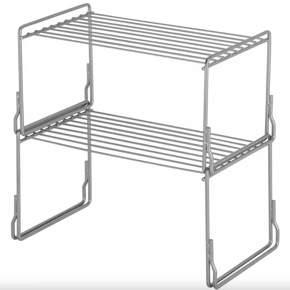 Steel kitchen cupboard storage racks