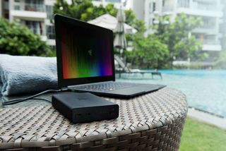 Razer Power Bank can help keep this Ultrabook charged on the go.