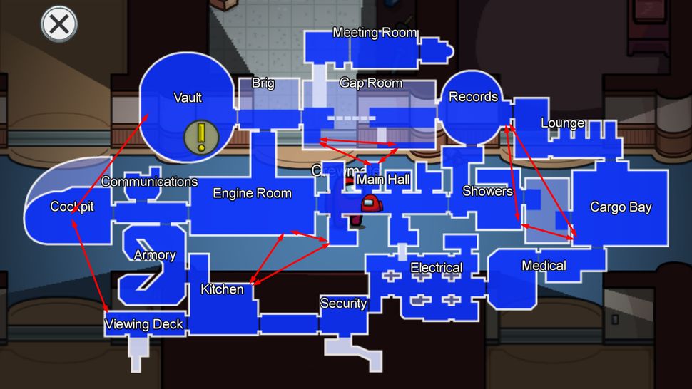 Among Us The Airship guide Cheat your friends on the most complex map