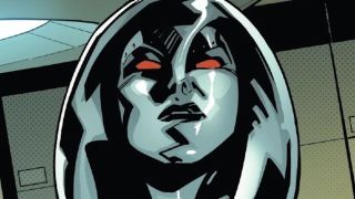 Marvel Comics artwork of Jocasta's face